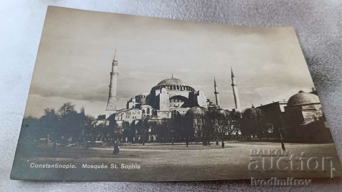 Postcard Constantonople Mosquee St. Sophie