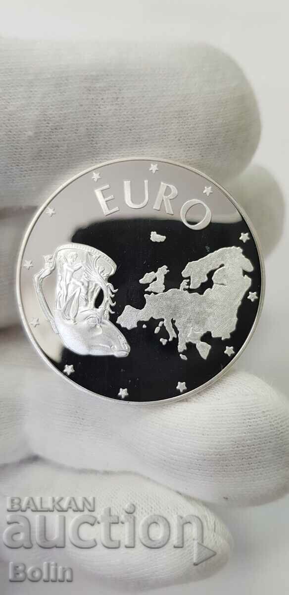 Ασημένιο νόμισμα 10000 BGN 1998 EURO - Riton