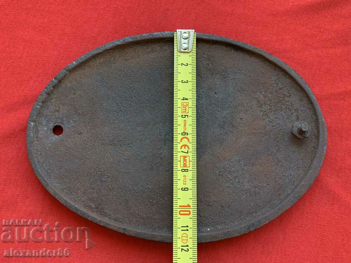 Livrarea Placă veche din fontă Livrarea Placă veche din fontă