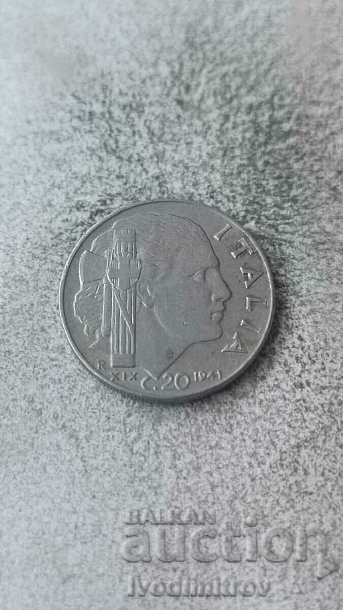 Italy 20 centesimi 1940