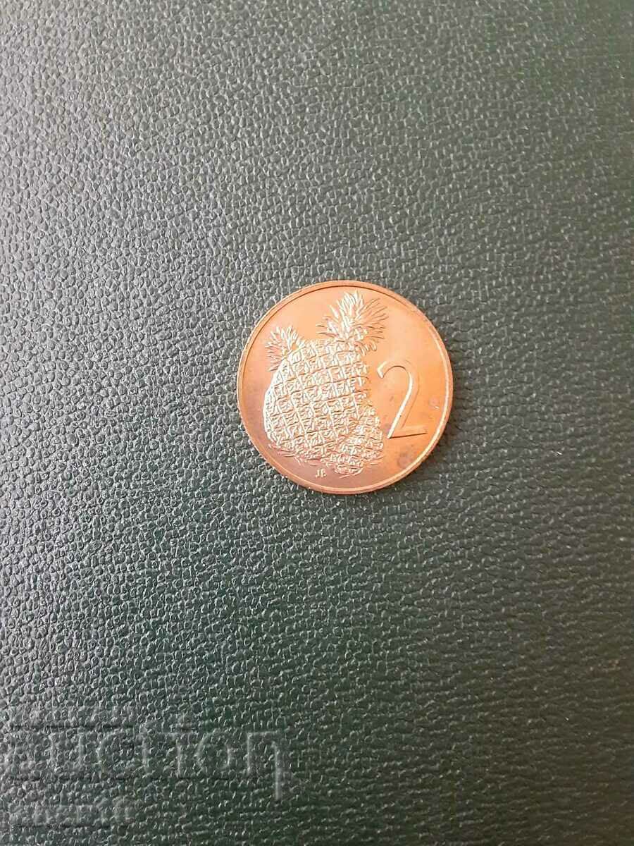 Insulele Cook 2 cent 1983