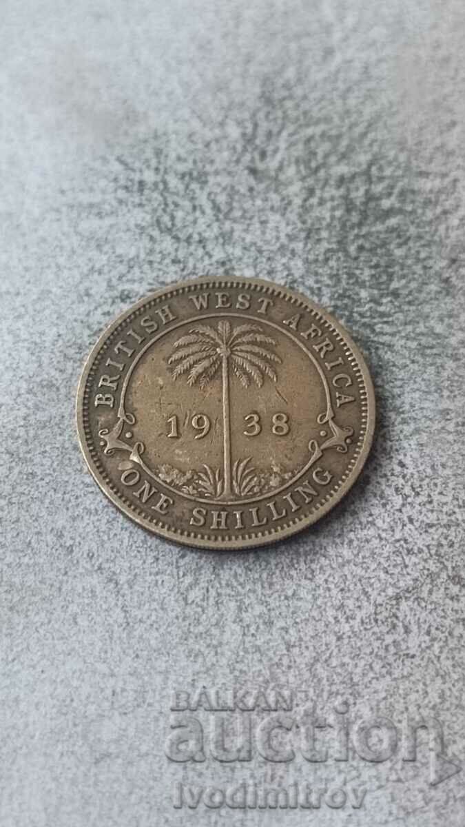 Βρετανική Δυτική Αφρική 1 Σελίνι 1938