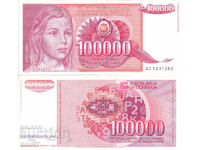 tino37- IUGOSLAVIA - 100000 DINARI - 1989 - XF/AU