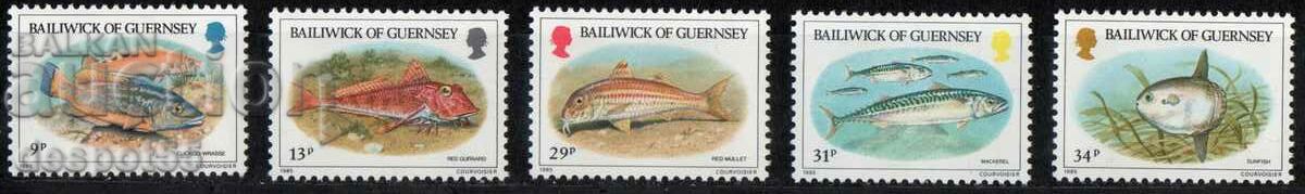 1985. Guernsey. Fish.