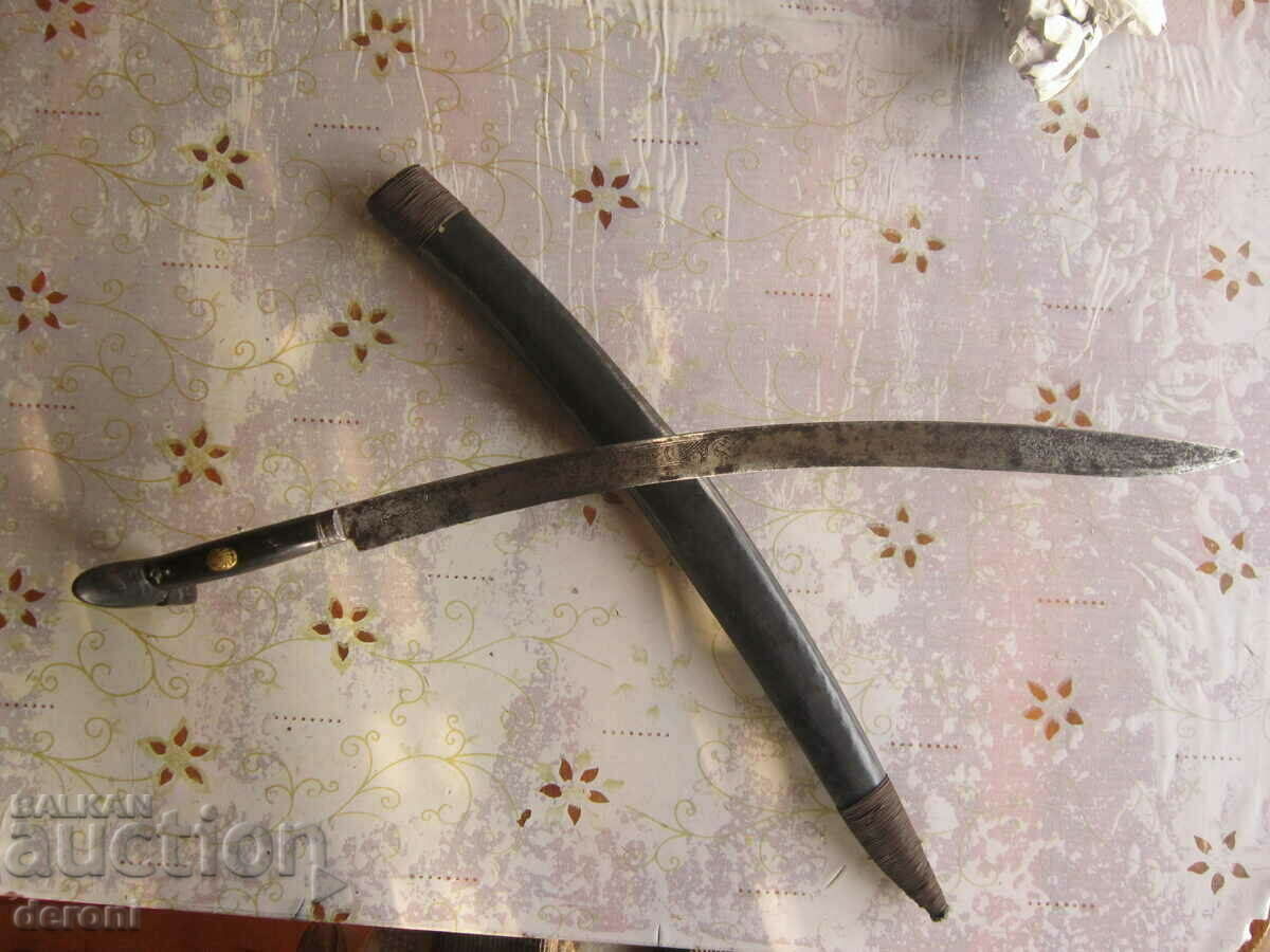 Great scythe seebeck engravings dated saber dagger with price 1800.00 BGN | € 920.33 Great scythe seebeck engravings dated saber dagger with price 1800.00 BGN | € 920.33