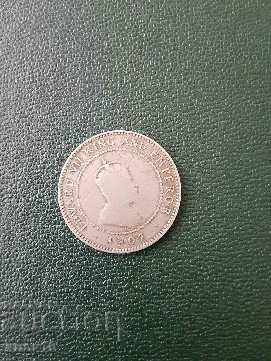 Jamaica 1/2 penny 1907