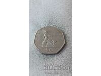 Great Britain 50 New Pence 1980