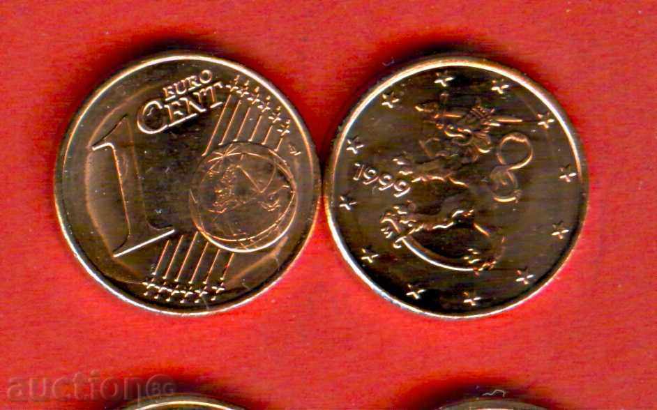 FINLANDA FINLANDA 1 Cent numărul - numărul 1999 NOU UNC FINLANDA FINLANDA 1 Cent numărul - numărul 1999 NOU UNC