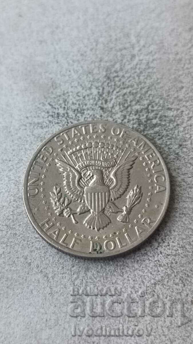 1/2 dolar SUA 1972 Kennedy jumătate de dolar