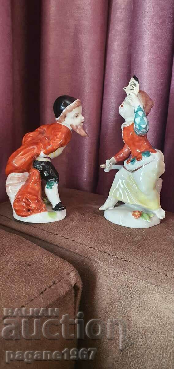 Δύο ειδώλια με αντίκες από πορσελάνη της Δρέσδης - 5 Δύο ειδώλια με αντίκες από πορσελάνη της Δρέσδης - 5