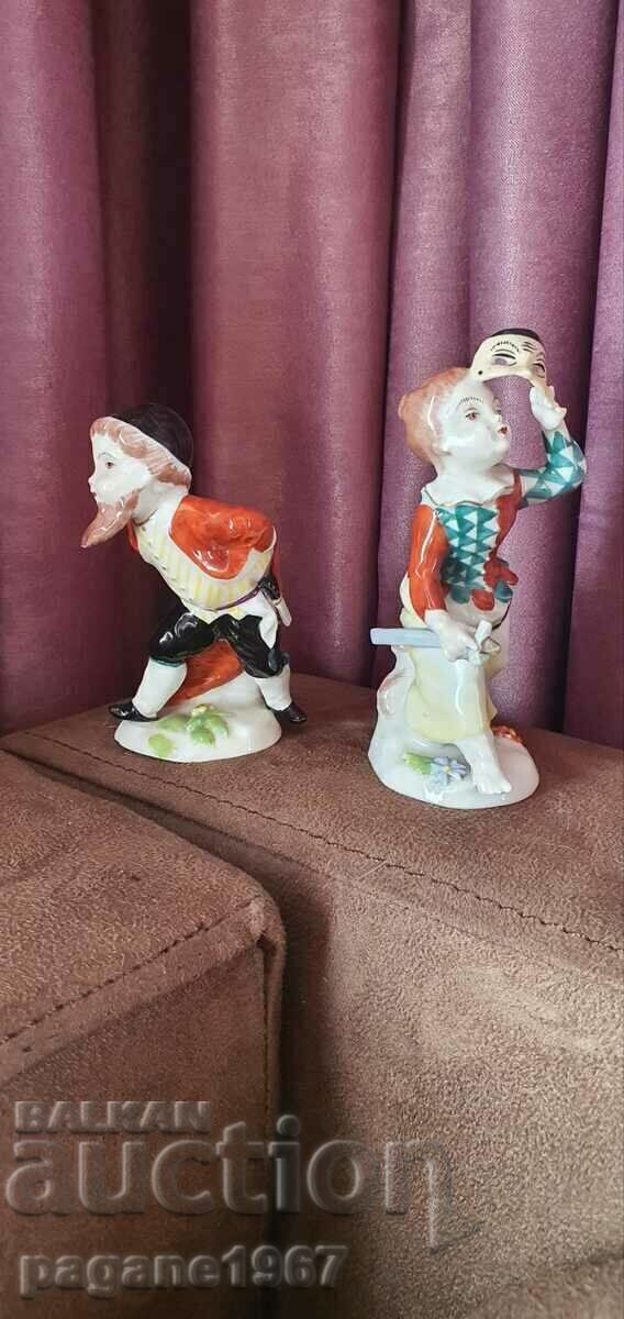 Δύο ειδώλια με αντίκες από πορσελάνη της Δρέσδης - 6 Δύο ειδώλια με αντίκες από πορσελάνη της Δρέσδης - 6