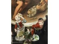 Two Dresden Porcelain Antique Marked Figurines