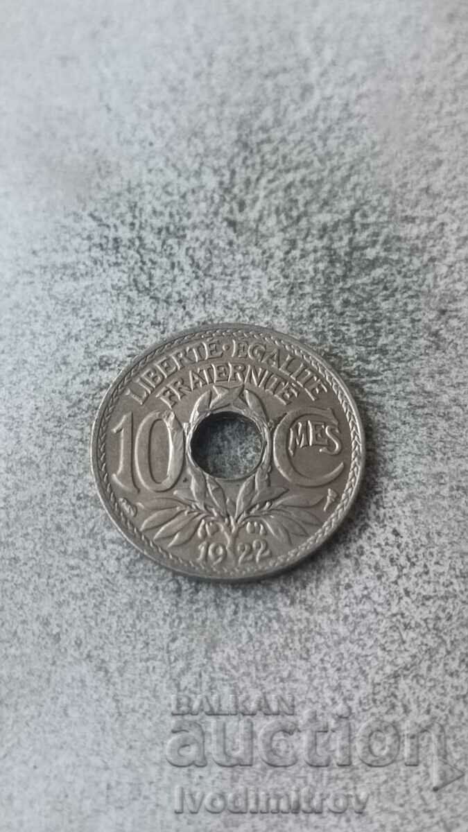 Franta 10 centimes 1922