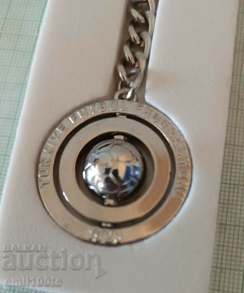Auction Football Federation of Turkey Keychain and Badge Auction Football Federation of Turkey Keychain and Badge