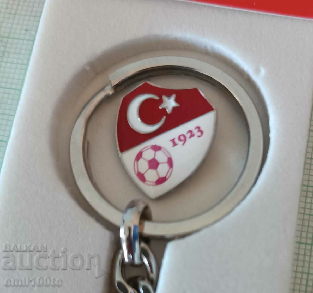 Delivery of Football Federation of Turkey Keychain and Badge Delivery of Football Federation of Turkey Keychain and Badge