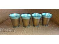 OLD WROUGHT / TILED COPPER CUPS