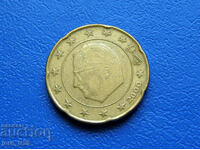 Белгия 20 евроцента Euro cent 2000 г. - № 2