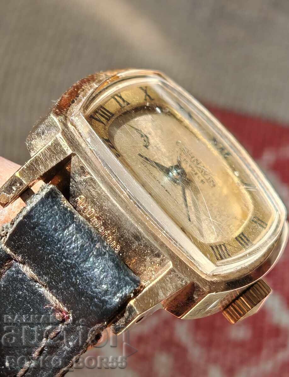 Russian Soc USSR Ladies Gold Plated Cornavin Wrist Watch - 6 Russian Soc USSR Ladies Gold Plated Cornavin Wrist Watch - 6