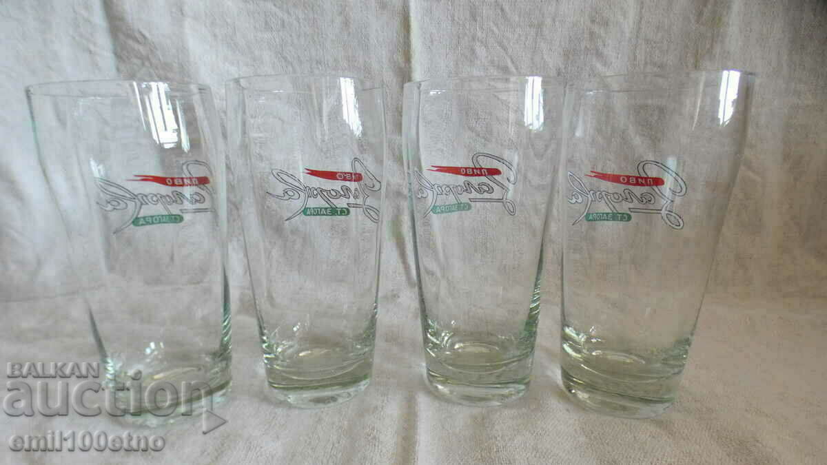 Beer glasses 3 pieces Beer Zagorka Stara Zagora - 5 Beer glasses 3 pieces Beer Zagorka Stara Zagora - 5