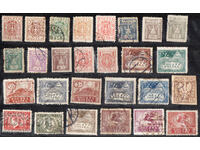 1919. Πολωνία. Πολλά παλιά γραμματόσημα από το 1919.