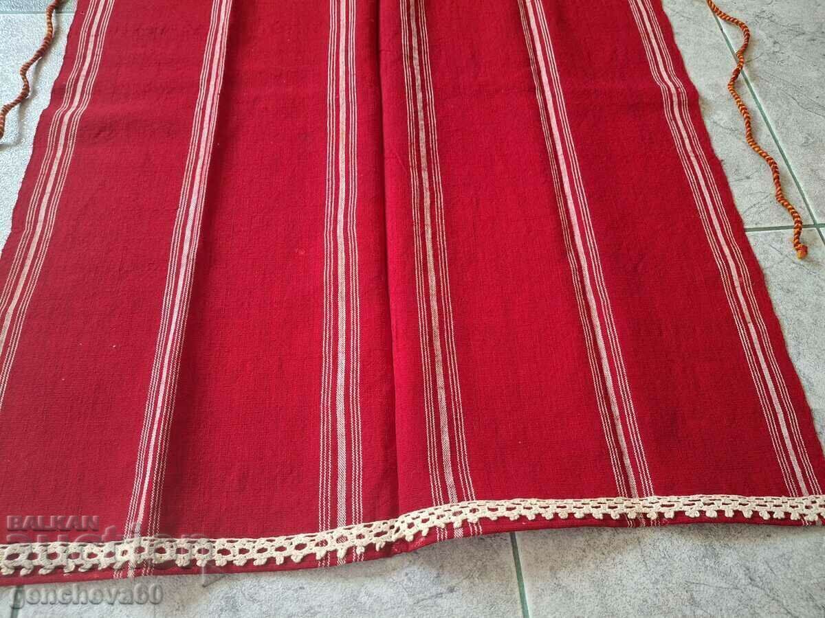 Автентична тъкана финна червена престилка - 6 Автентична тъкана финна червена престилка - 6