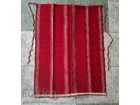 Authentic woven red apron