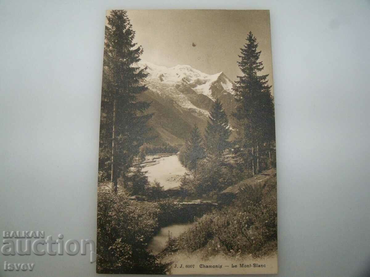 Old postcard, France Alps 1910. print with price 7.00 BGN | € 3.58