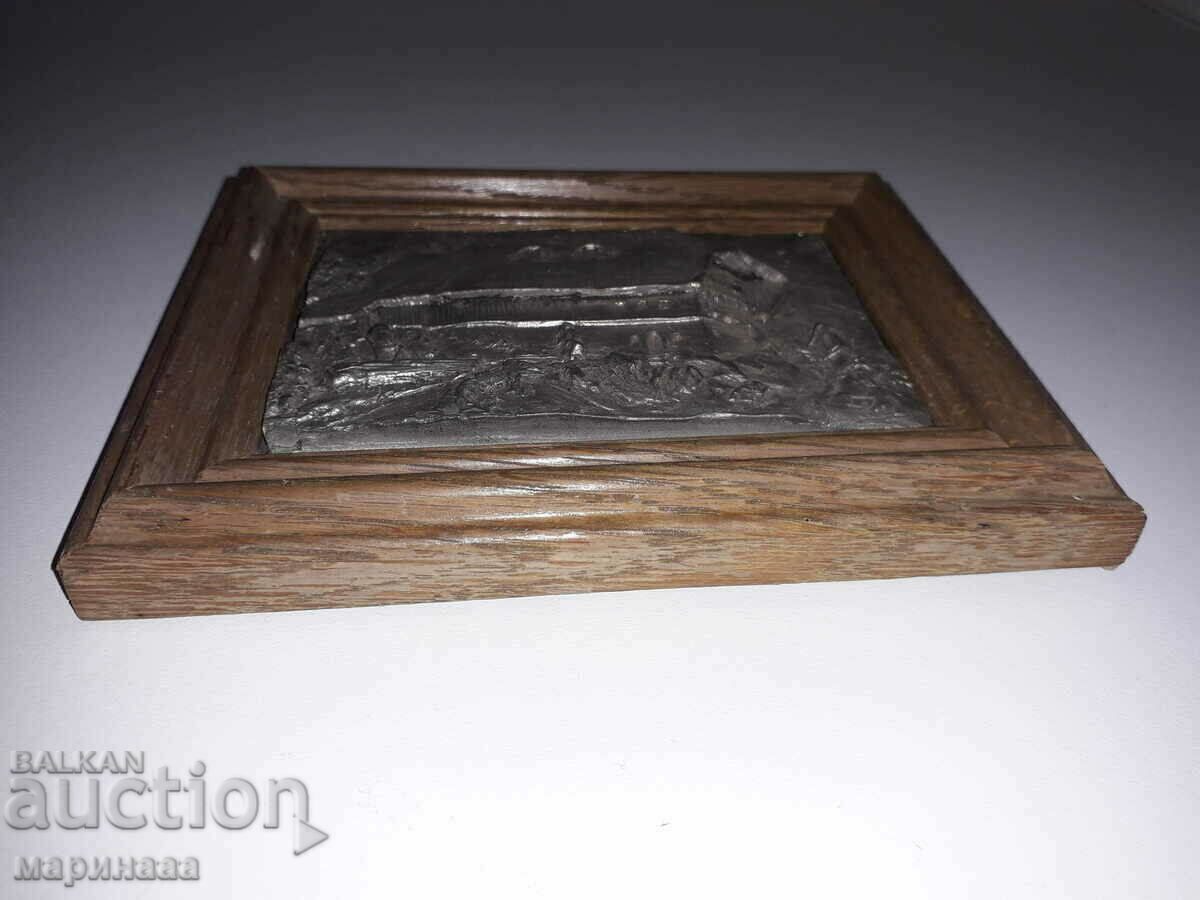 Auction  AUTHOR RELIEF ZINC PAINTING