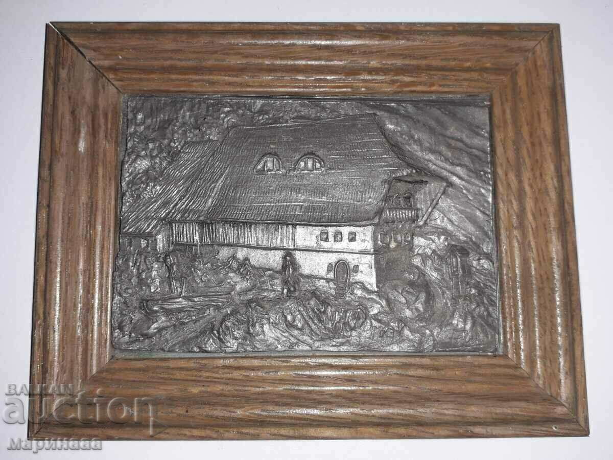 AUTHOR RELIEF ZINC PAINTING