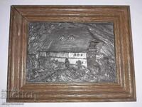 AUTHOR RELIEF ZINC PAINTING