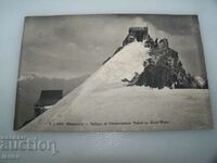 Стара пощенска картичка връх Монблан 1910г. печат.