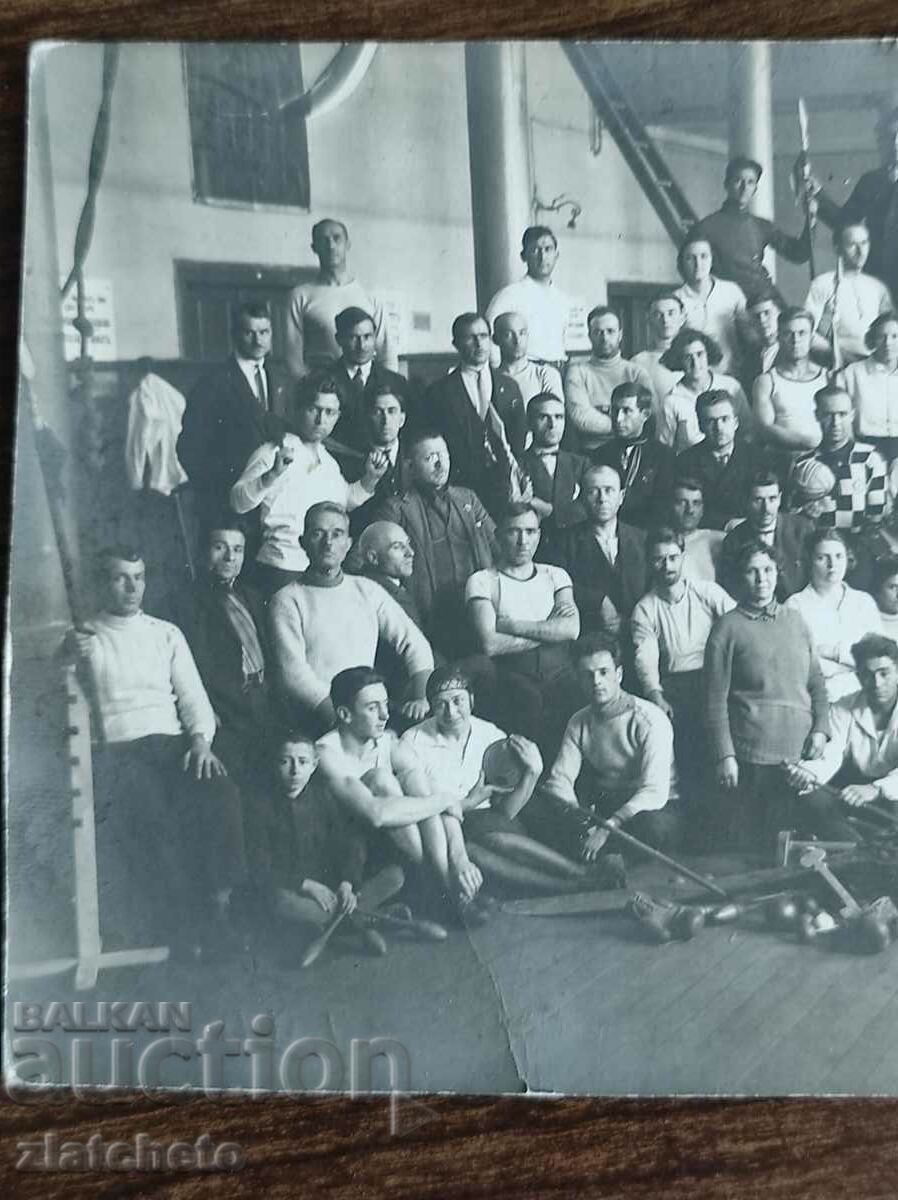 Auction Old photo Kingdom of Bulgaria - Physical education course Auction Old photo Kingdom of Bulgaria - Physical education course