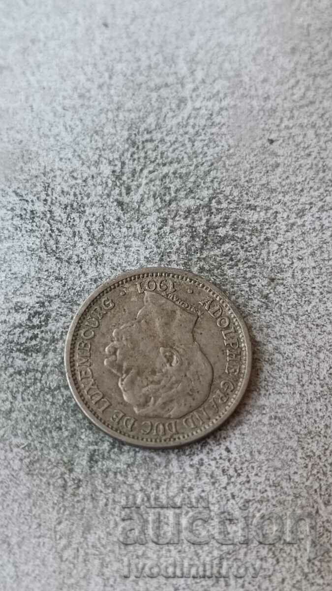 Luxenburg 10 centimes 1901 with price 3.85 BGN | € 1.97