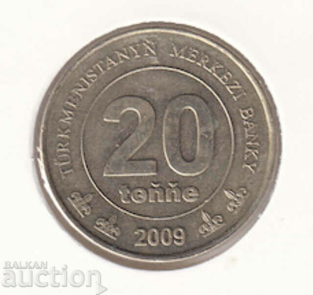 20 tenge Turkmenistan 2009