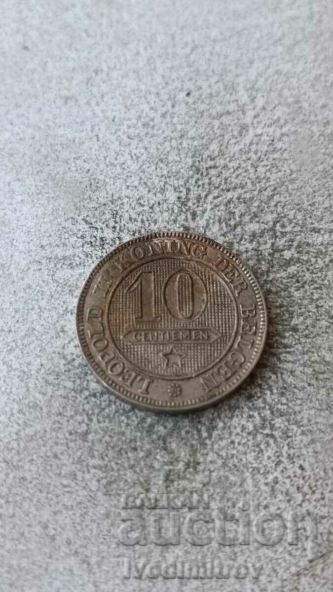 Белгия 10 сантима 1894