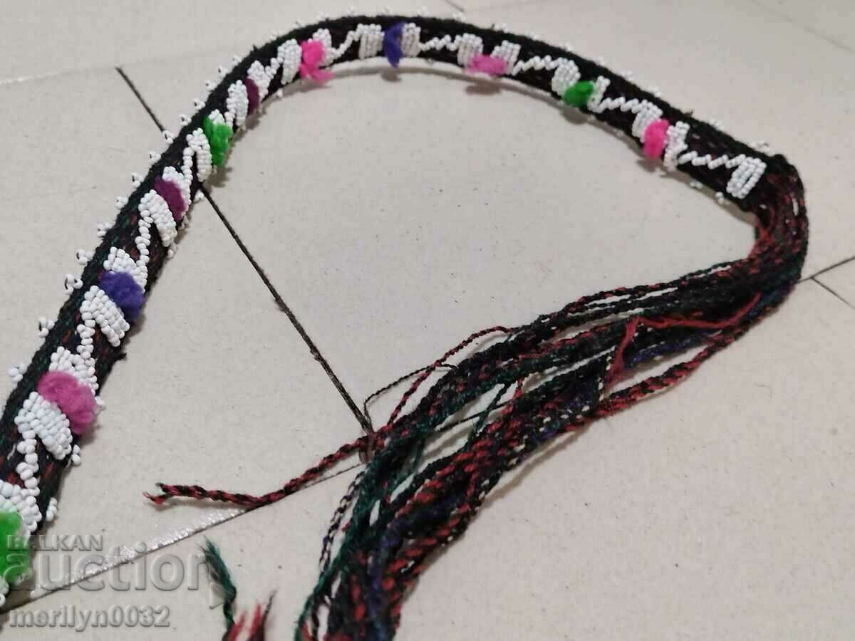 Beaded belt 2.25 meters early 20th century costume - 6 Beaded belt 2.25 meters early 20th century costume - 6