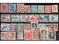 1928-35. Полша. Лот стари пощенски марки от периода.