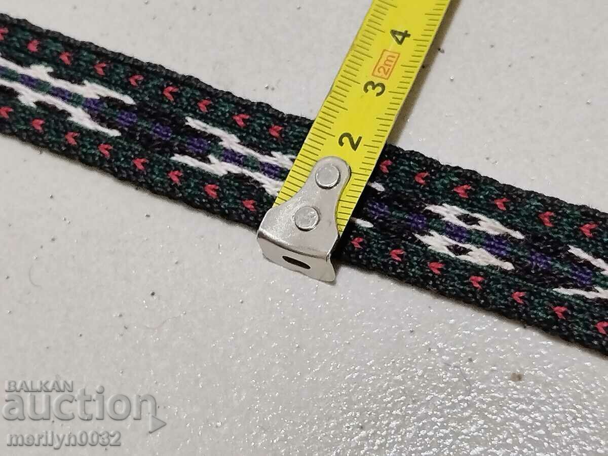 Old hand-woven belt 3.80 meters girdle belt costume - 5 Old hand-woven belt 3.80 meters girdle belt costume - 5