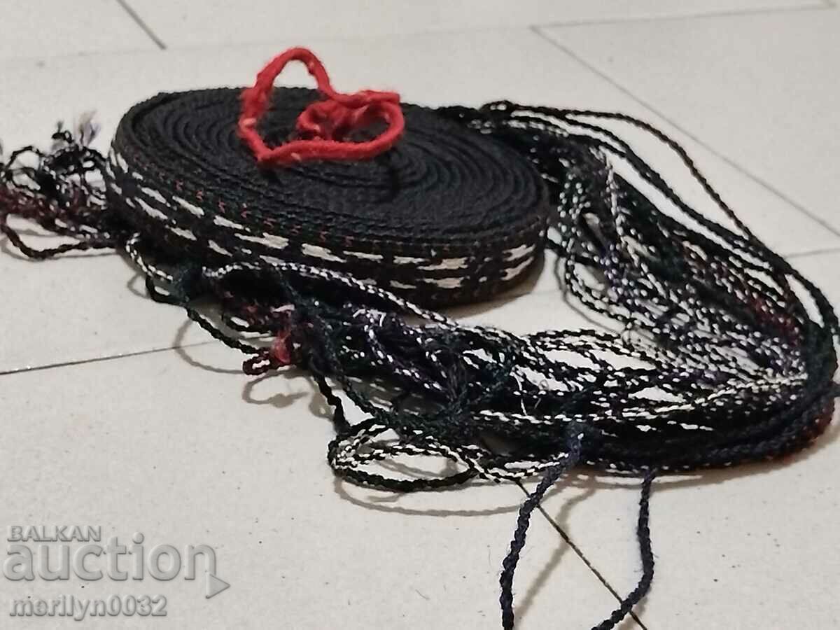 Old hand-woven belt 3.80 meters girdle belt costume - 7 Old hand-woven belt 3.80 meters girdle belt costume - 7