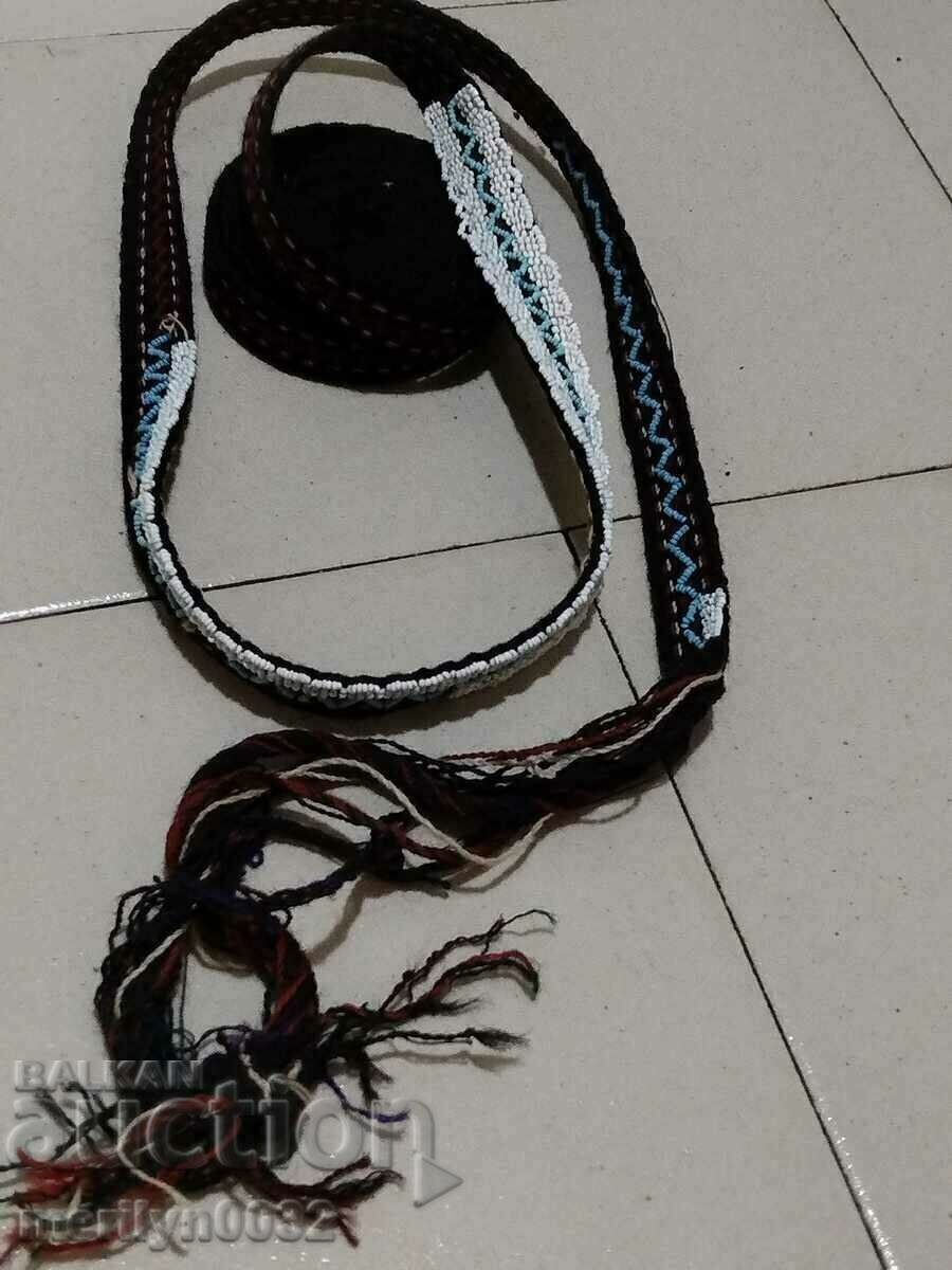 Old handwoven belt 3.10 meters girdle belt costume