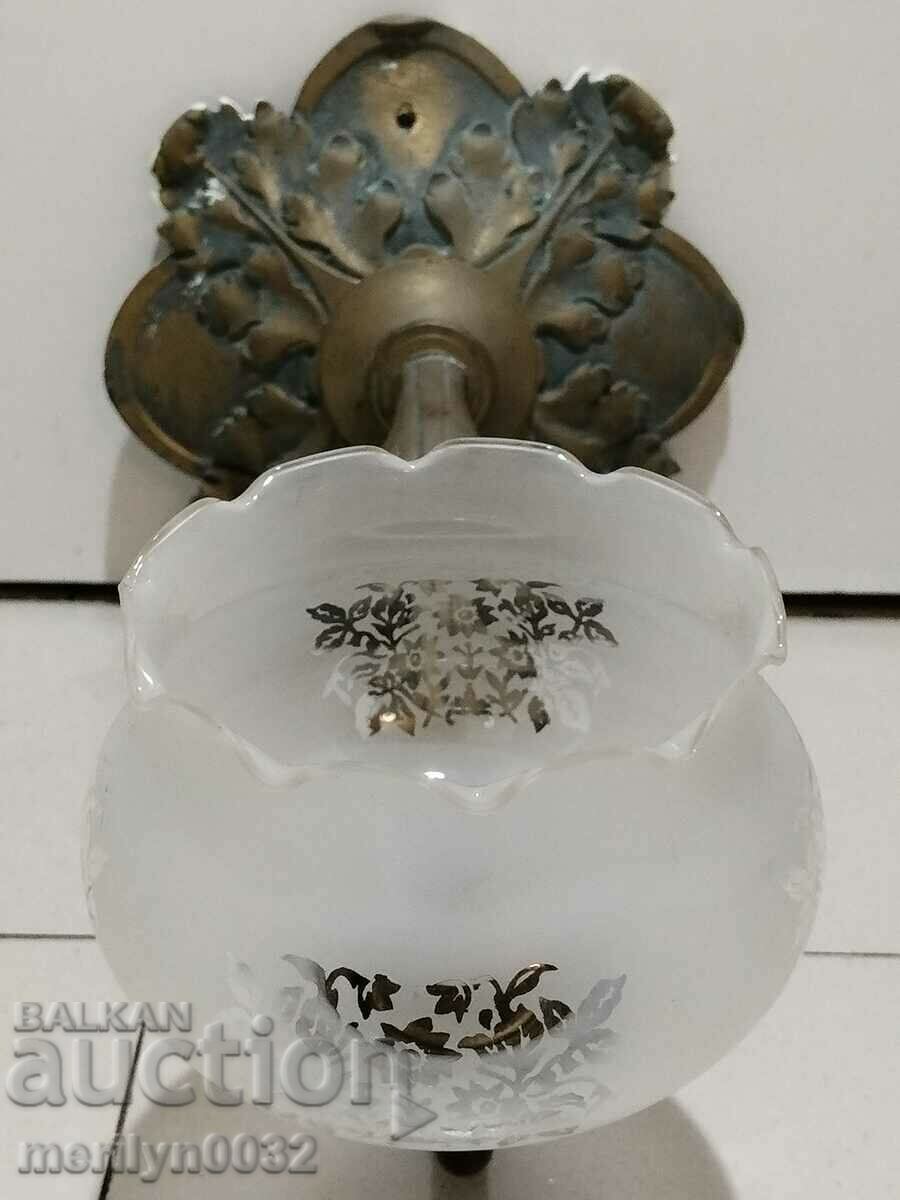 Old 1920s Art Deco lamp with bronze shade with price 289.00 BGN | € 147.76 Old 1920s Art Deco lamp with bronze shade with price 289.00 BGN | € 147.76