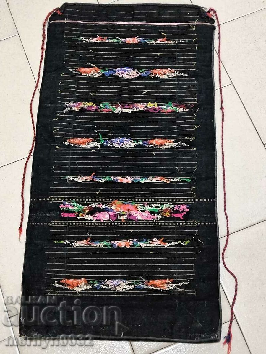 Παλιά ποδιά κέντημα πούλιες, φορεσιά, ύφασμα - 6