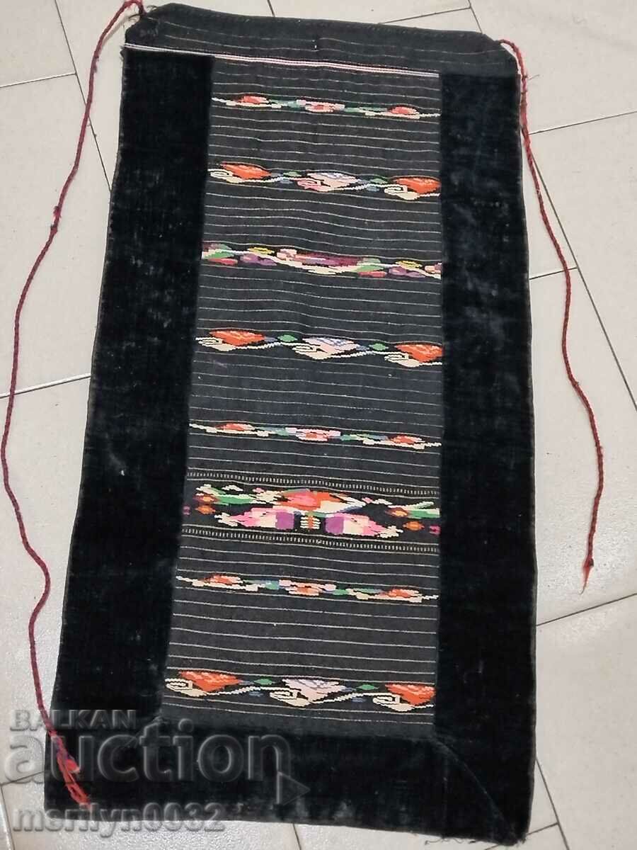 Old apron tinsel embroidery, costume, cloth