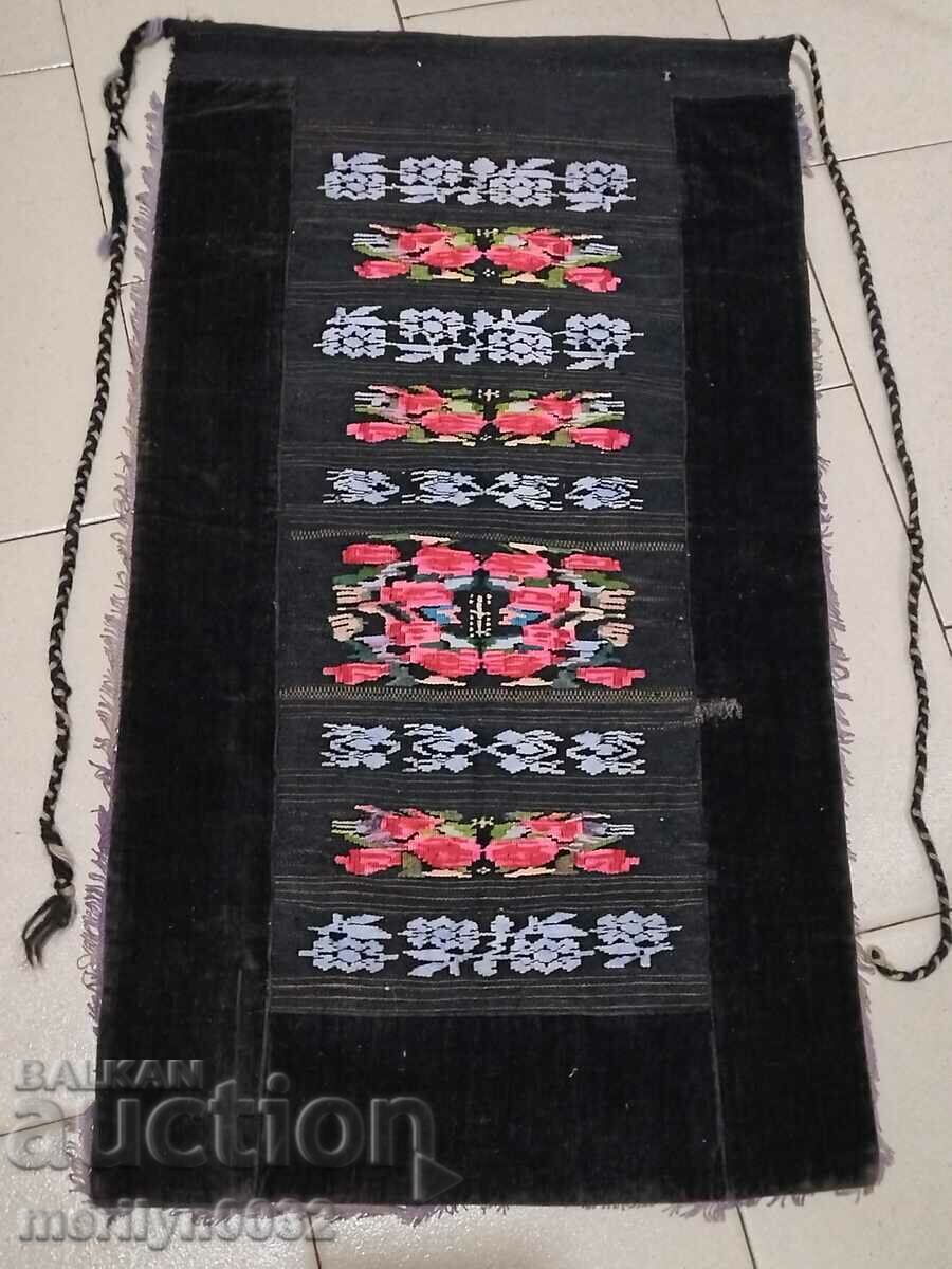 Old apron tinsel embroidery, costume, cloth