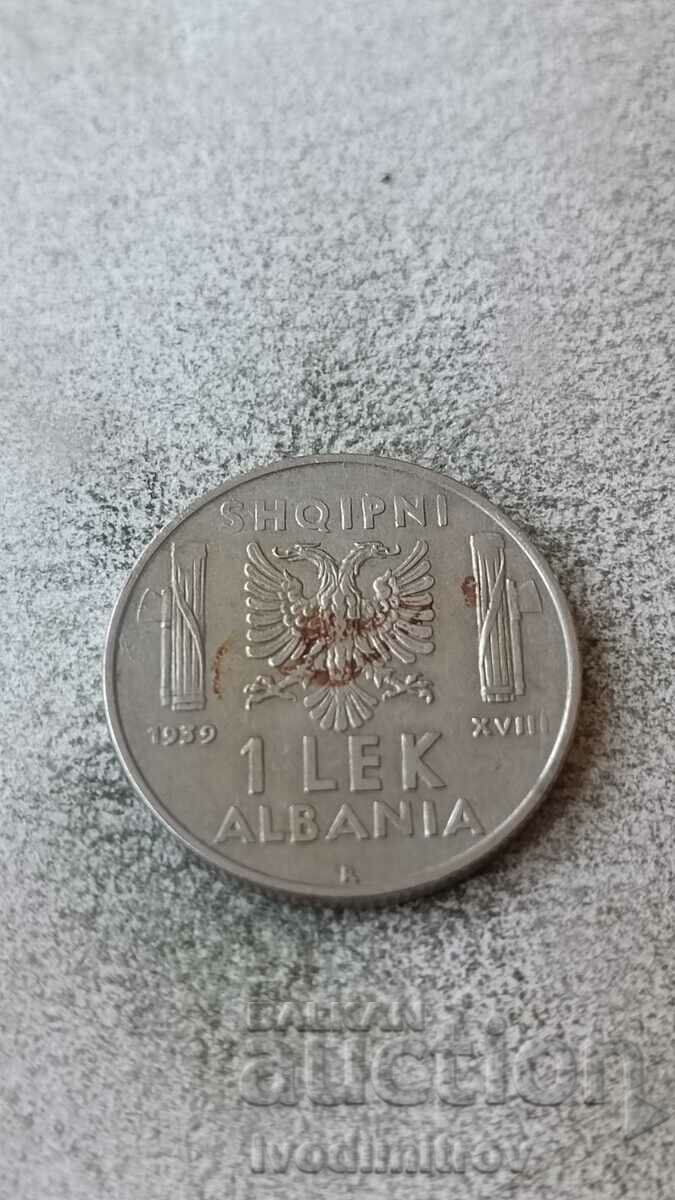 Albania 1 lek 1939