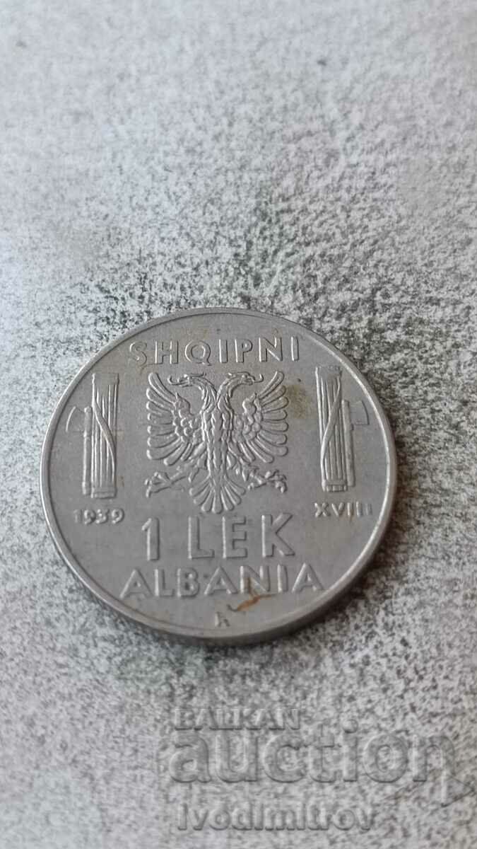 Αλβανία 1 λεκ 1939