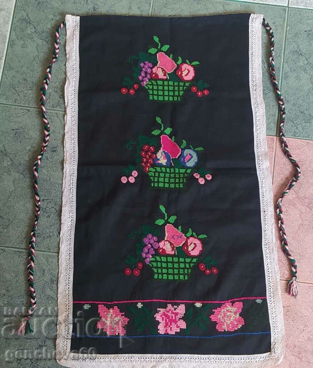 Rare authentic apron - embroidered