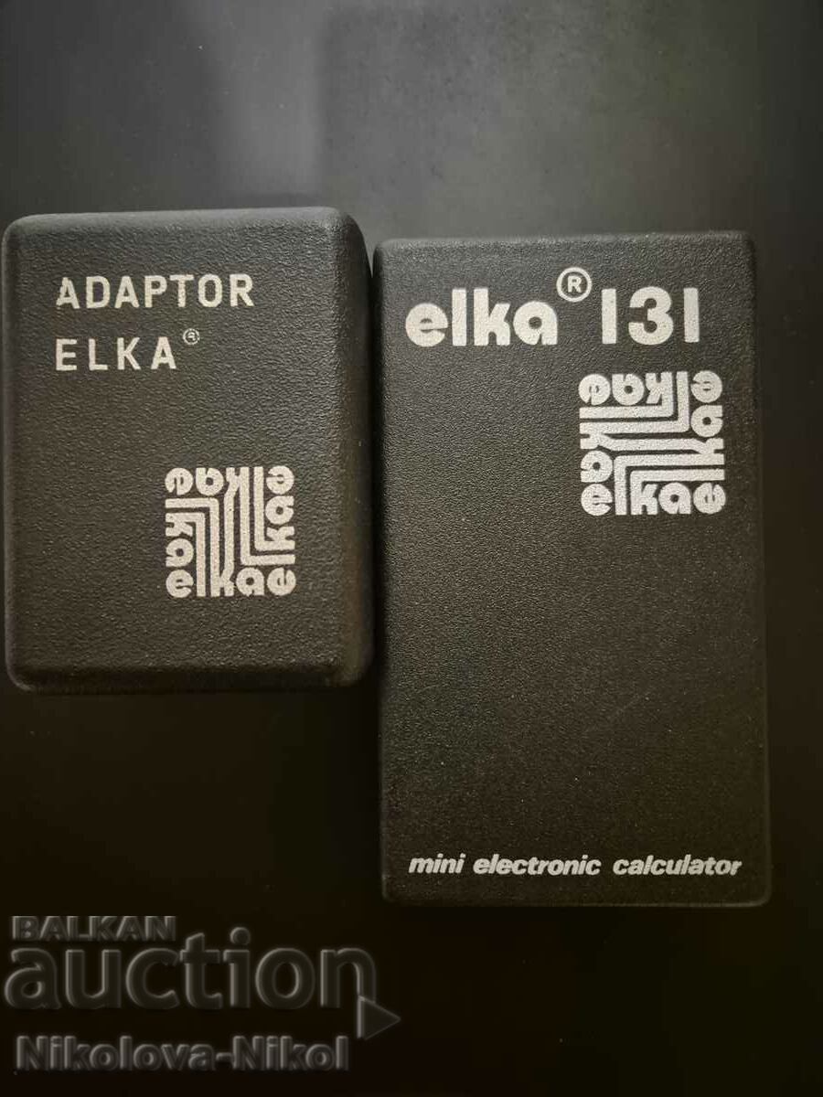 Ρετρό τσέπη, η πρώτη βουλγαρική αριθμομηχανή ELKA 131