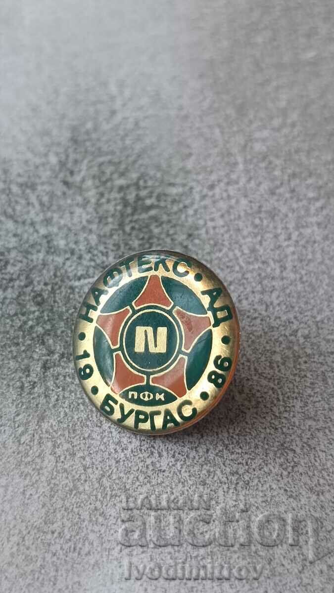 Badge PFK NAFTEKS AD Burgas 1986