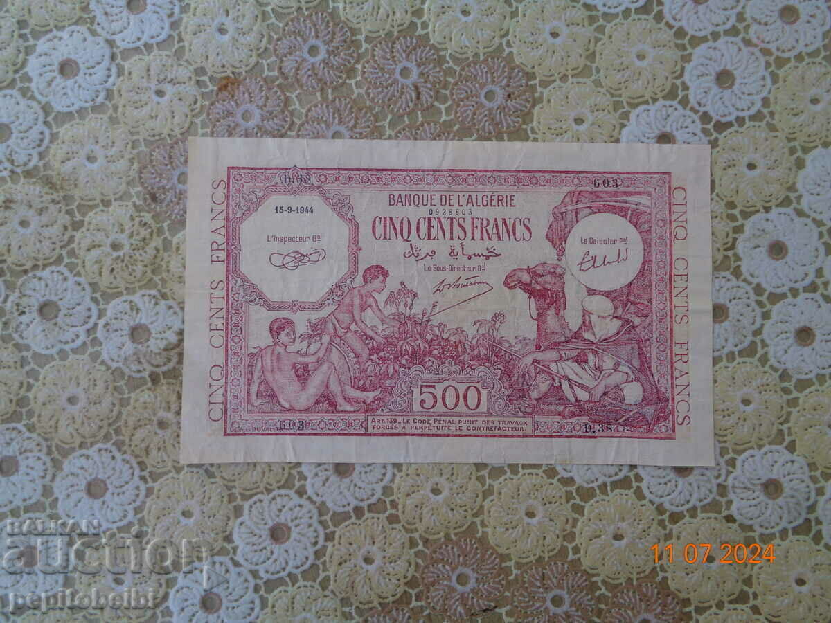 Algeria rar 100 de franci 1933 ..- bancnote Copii - 5